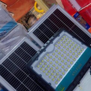 200w solar security lights with double panels 40k