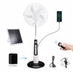 Solar standing fan