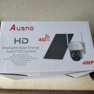 Solar-Powered Outdoor Security Camera with Night Vision